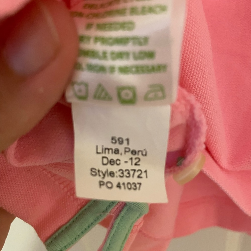 Lilly Pulitzer Island Polo in Pink Size L - Picture 4 of 4
